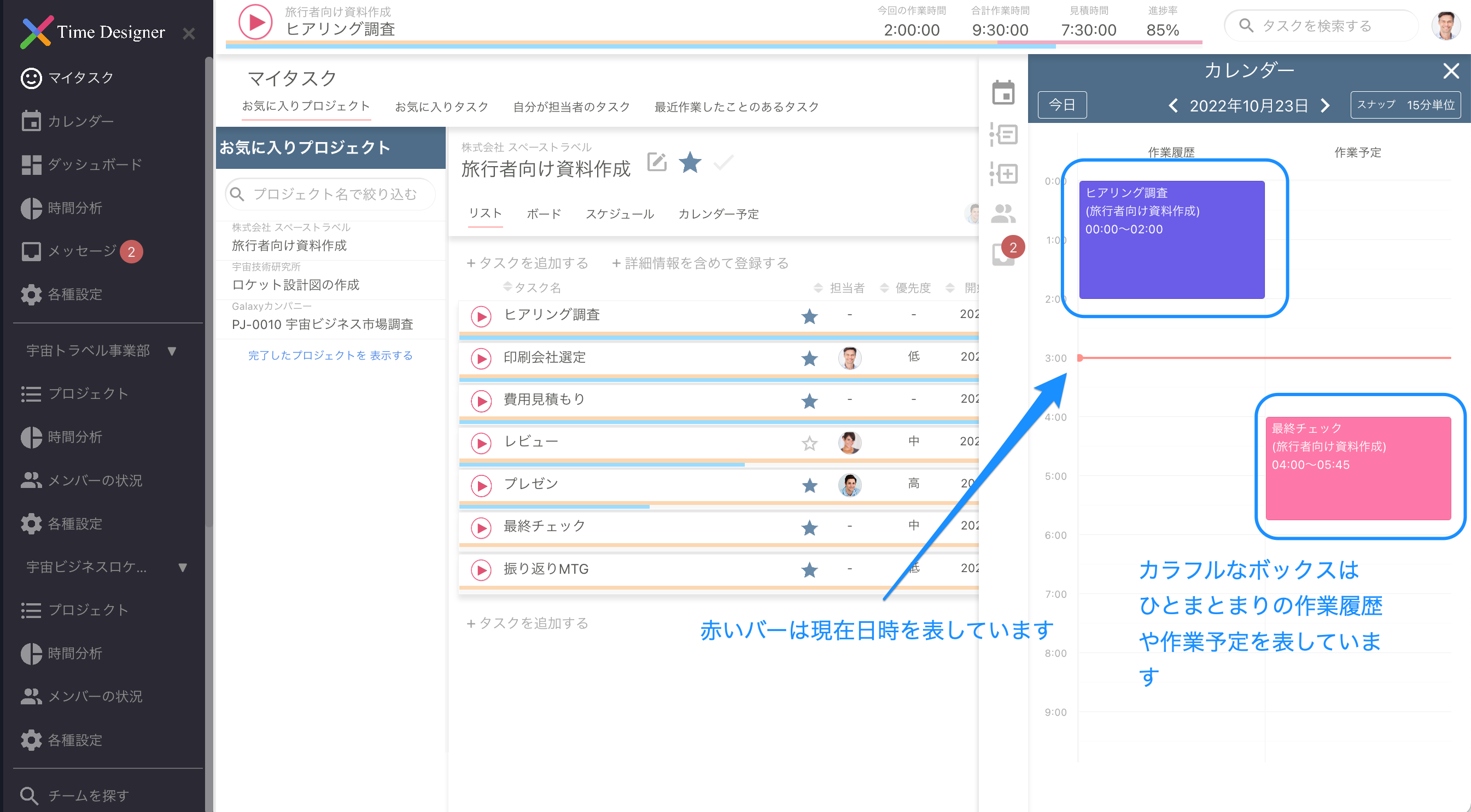右サイドメニュー
